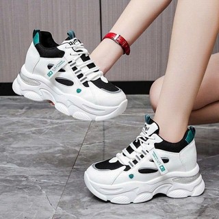 [Mã 25MINI3 giảm 40K đơn 150K] Giầy thể thao nữ độn đế 8 phân siêu nhẹ cao cấp