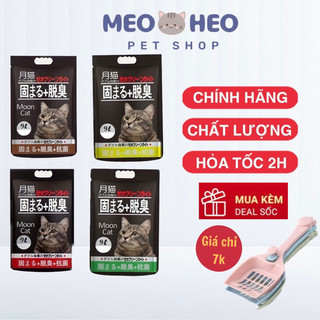 Cát nhật đen vệ sinh cho mèo moon cat 9l- hàng chính hãng