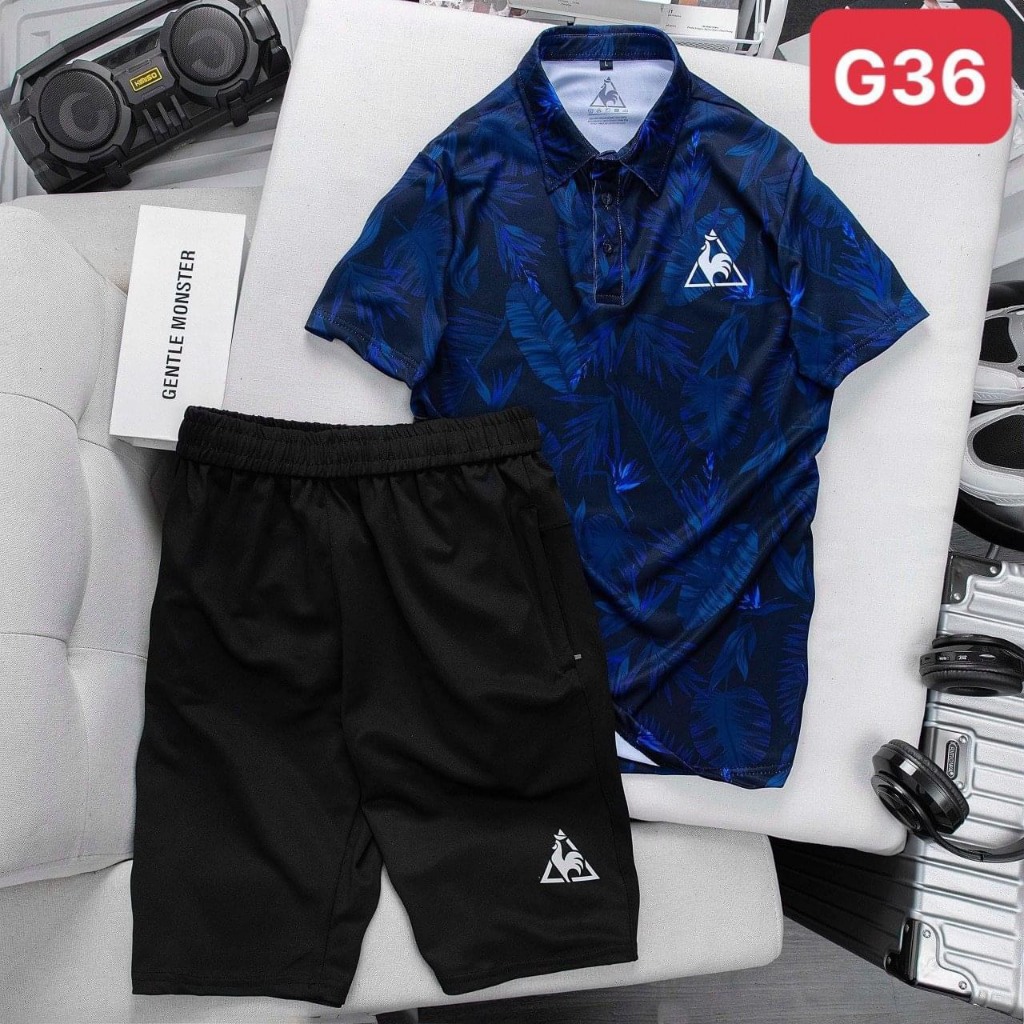 BỘ THỂ THAO POLO NAM HÈ - BỘ THỂ THAO NAM - BỘ THÊ THAO GÀ