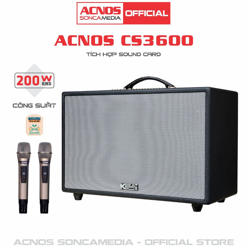 Dàn âm thanh di động xách tay ACNOS CS3600