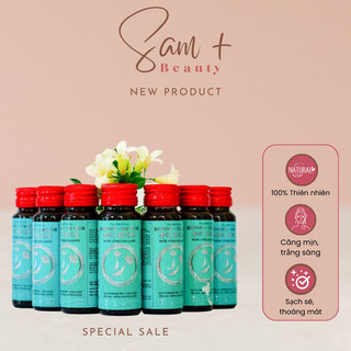 Nước uống collagen sam+ trẻ hóa làn da giúp da căng mịn trắng sáng ngăn ngừa nám tàn nhang 1 hộp 7 chai 30ml