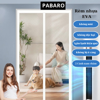  Rèm nhựa ngăn lạnh điều hòa trong suốt eva rèm nhựa nam châm cho cửa sổ cửa chính Pabaro 