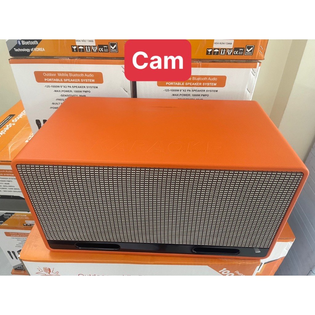 Vỏ thùng loa kéo xách tay 2 bass 20 cao cấp