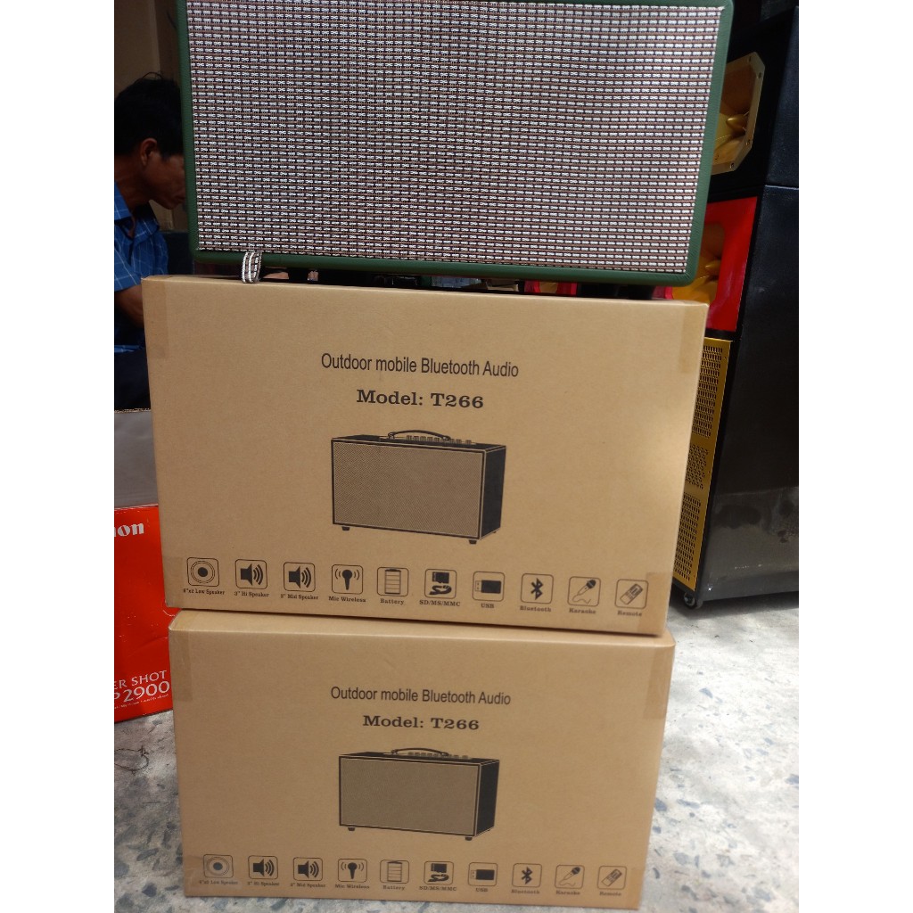 Vỏ thùng loa kéo xách tay 2 bass 16 cao cấp