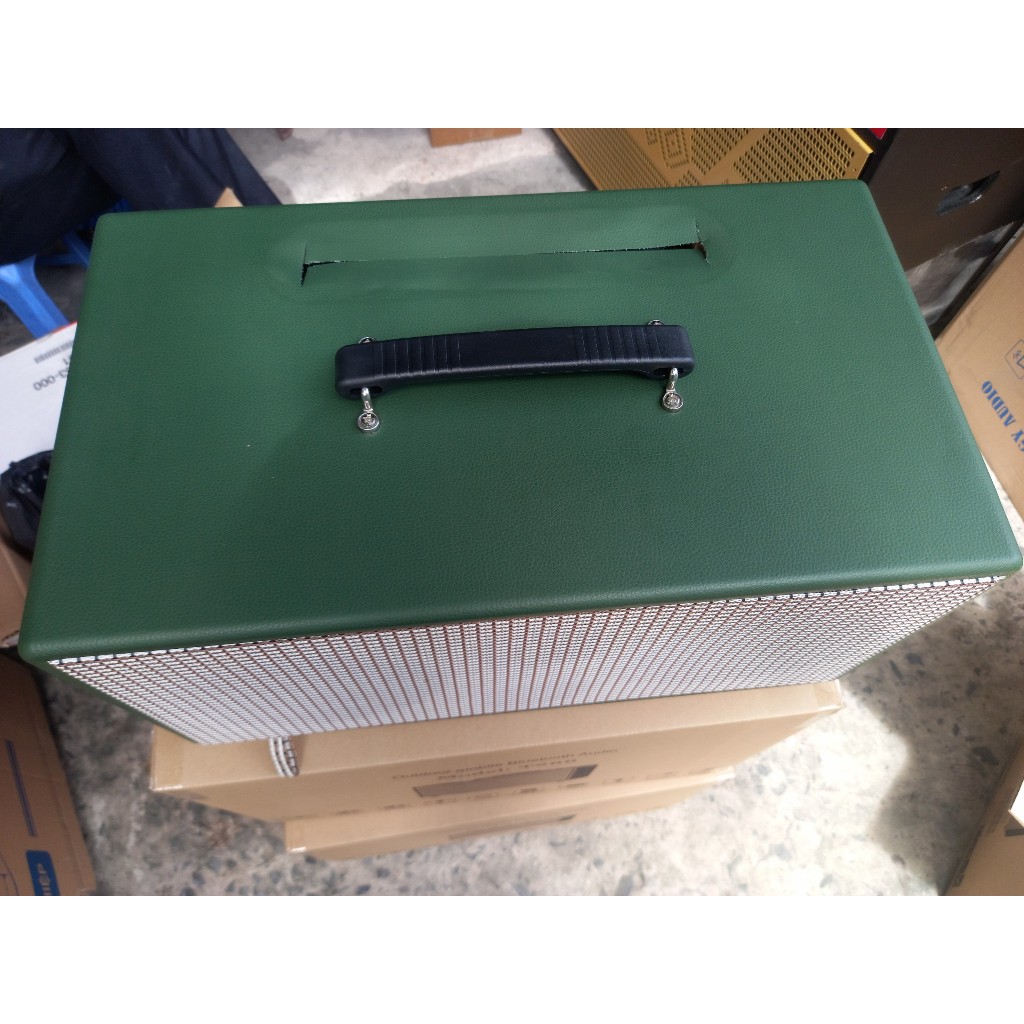 Vỏ thùng loa kéo xách tay 2 bass 16 cao cấp