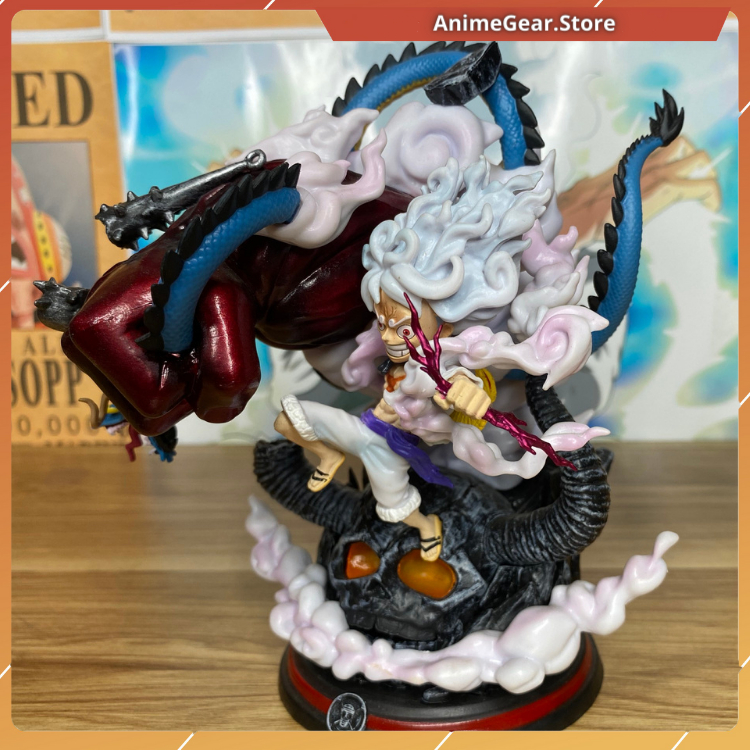 Mô Hình Luffy gear5 Tóm Kaido  Có Led Kèm TAQ Nika AnimeGear.Store Mô Hình OnePiece giá rẻ