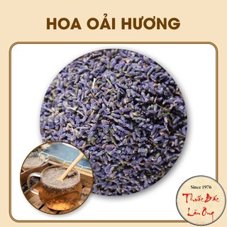 Trà hoa oải hương sấy 100g ( Nụ hoa oải hương, hoa lavender khô trang trí decor , túi thơm phòng)