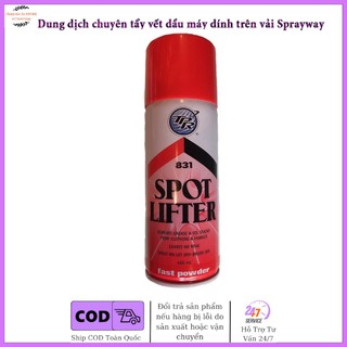 Dung dịch chuyên tẩy vết dầu máy dính trên vải Sprayway Spot Lifter 831 400ml