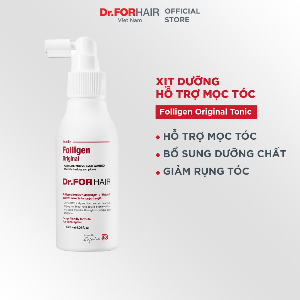 Tinh chất dưỡng tóc dạng xịt hỗ trợ mọc tóc DR.FORHAIR Folligen Tonic 120ml