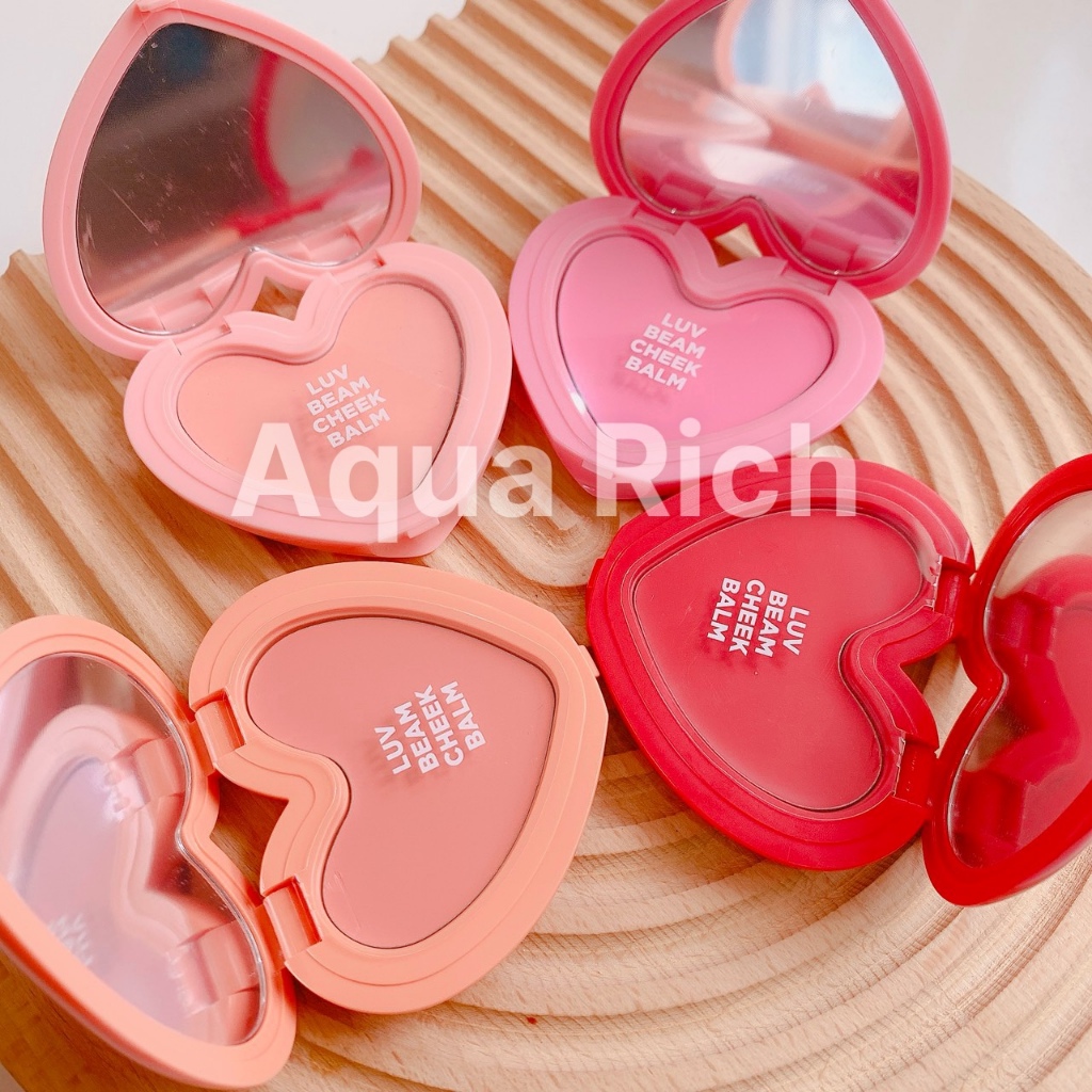 Phấn Má Hồng Dạng Kem Hình Trái Tim LILYBYRED LUV BEAM CHEEK 4.7g