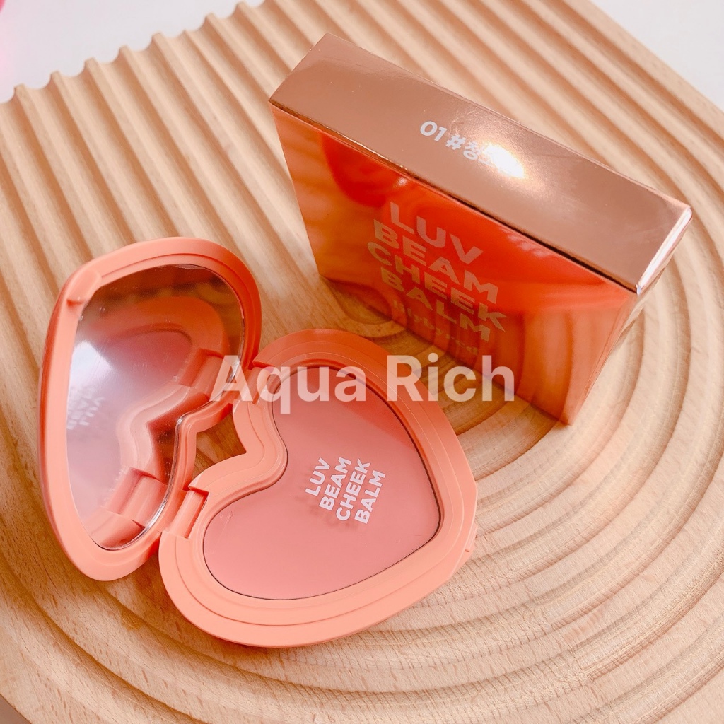 Phấn Má Hồng Dạng Kem Hình Trái Tim LILYBYRED LUV BEAM CHEEK 4.7g