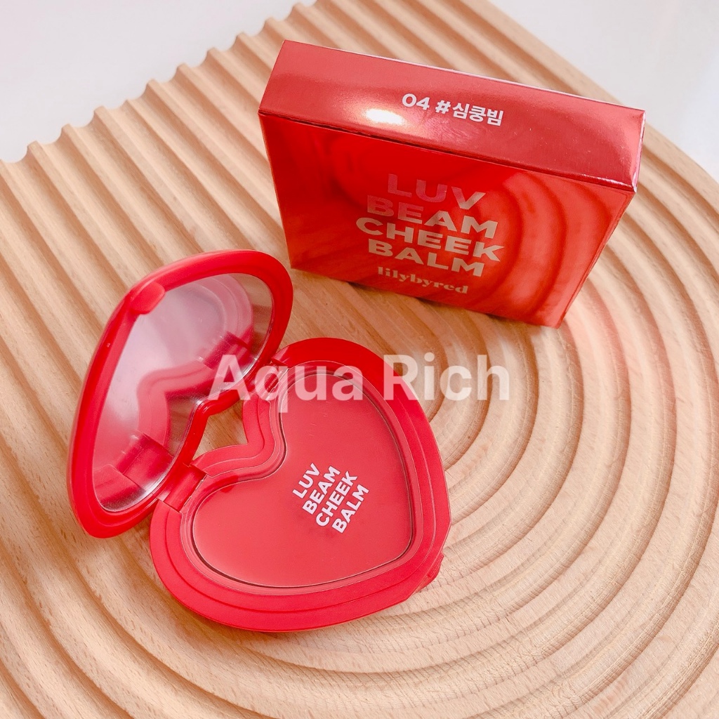 Phấn Má Hồng Dạng Kem Hình Trái Tim LILYBYRED LUV BEAM CHEEK 4.7g