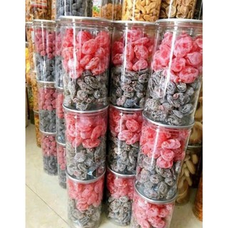Xí Muội Mix 2 Vị [ Xí Muội Voi + xí Muội Mơ Đào] -  LON 500GRAM