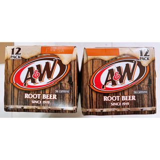 Xá xị Mỹ A&W Root Beer 355ml.