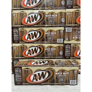 Xá xị Mỹ A&W Root Beer 355ml.