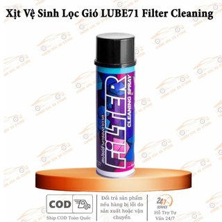 Chai Xịt Vệ Sinh Lọc Gió LUBE71 Filter Cleaning Spray 600ml