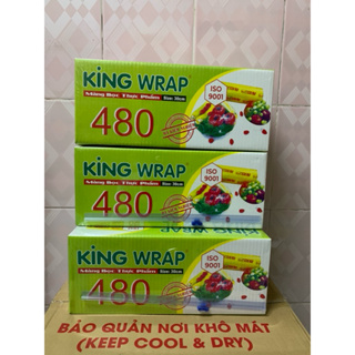 MÀNG BỌC THỰC PHẨM KING WRAP K480 SIZE 30CM- TIỆN LỢI VÀ TIẾT KIỆM