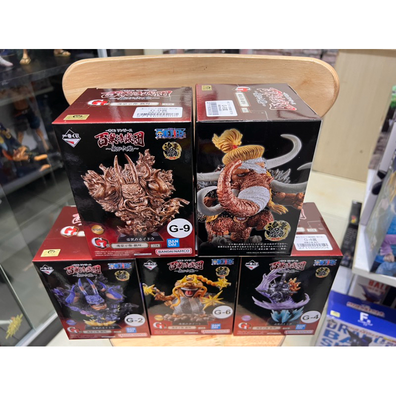 Mô hình mini cao cấp siêu nét chính hãng ichiban kuji bandai - Băng bách thú kaido king queen jack - one piece figure