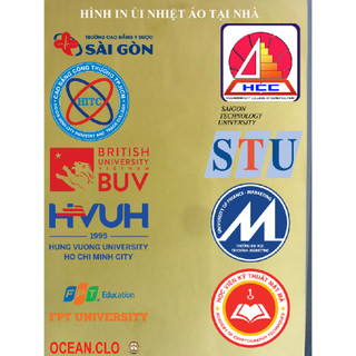 Logo các trường Đại Học, Cao Đẳng, Học Viện tại Việt Nam Hình in áo trực tiếp tại nhà đẹp,chất lượng,bám dính cao,đẹp.