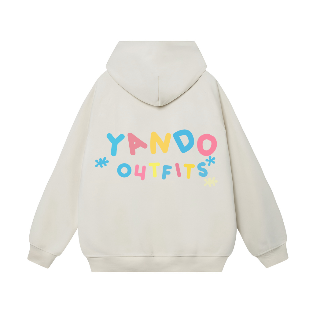 Áo Hoodie Form Rộng YANDO OUTFITS N51 Losto Nỉ Cotton French Terry 350GSM Local Brand