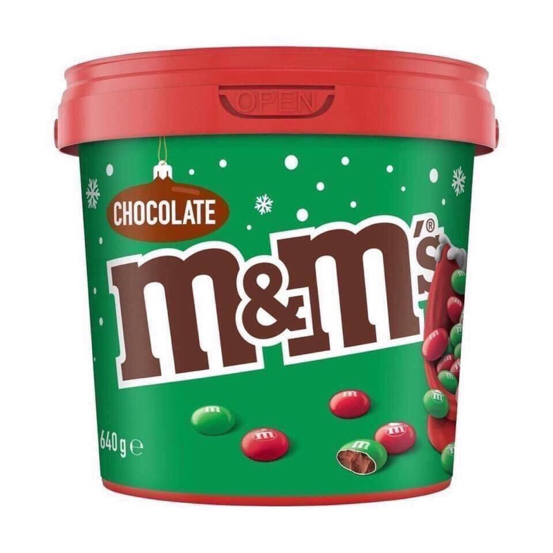 🌈⚡️🌈 Xô Kẹo Socola Sữa M&M 🌈⚡️🌈