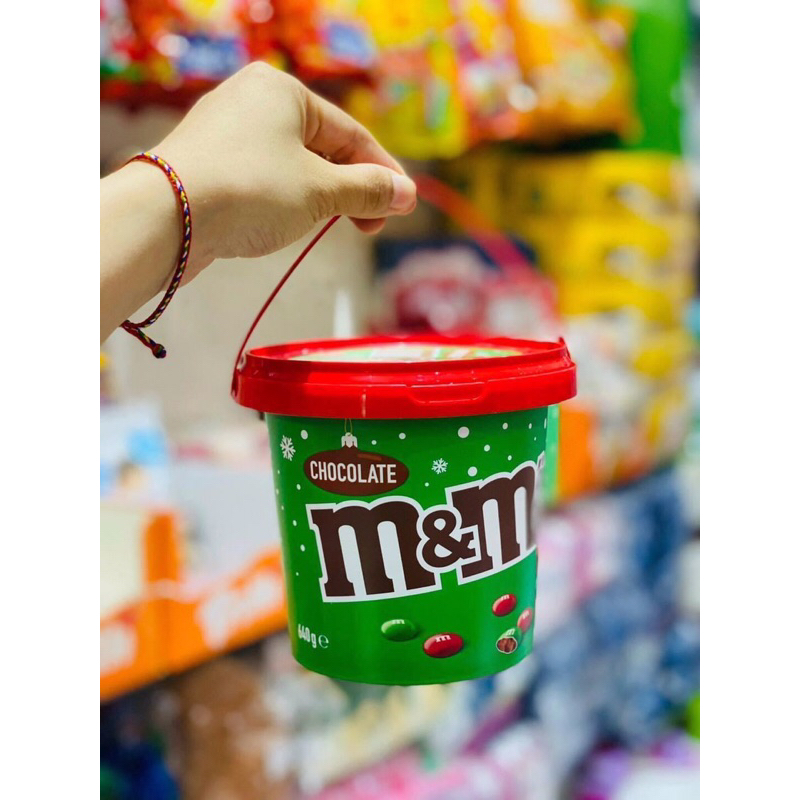 🌈⚡️🌈 Xô Kẹo Socola Sữa M&M 🌈⚡️🌈