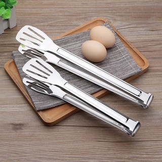 Kẹp gắp inox gắp bánh thức ăn, nướng thịt dài 23cm
