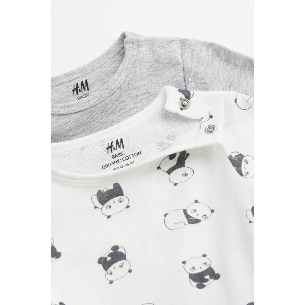 Set 2 bodysuit dài tay 1089539007 HM H&M_hàng chính hãng authentic