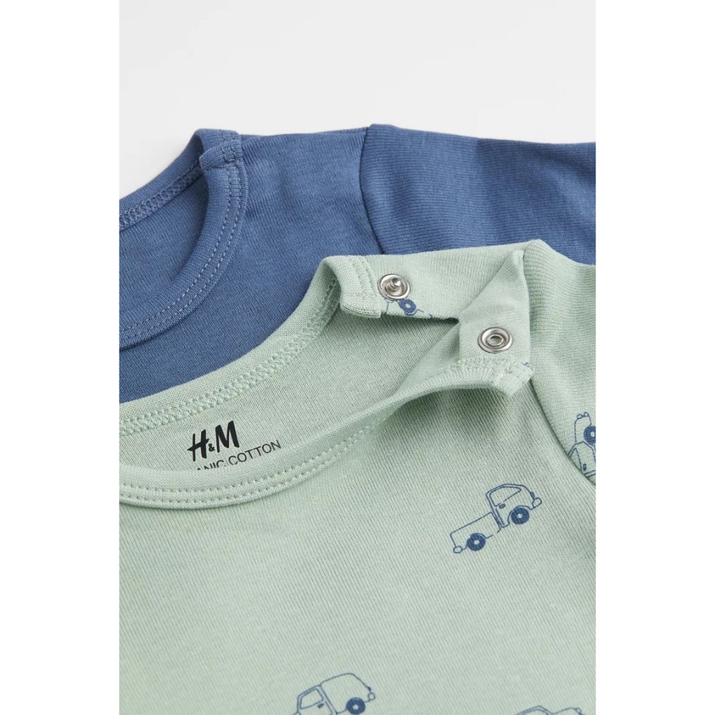 Set 2 bodysuit dài tay 1089539007 HM H&M_hàng chính hãng authentic