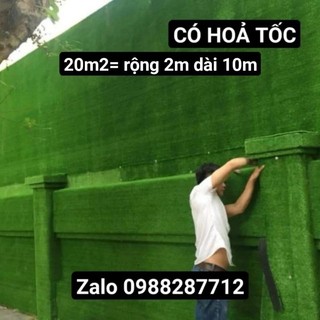 20m2 thảm cỏ nhân tạo 3cm sợi nhựa sân vườn