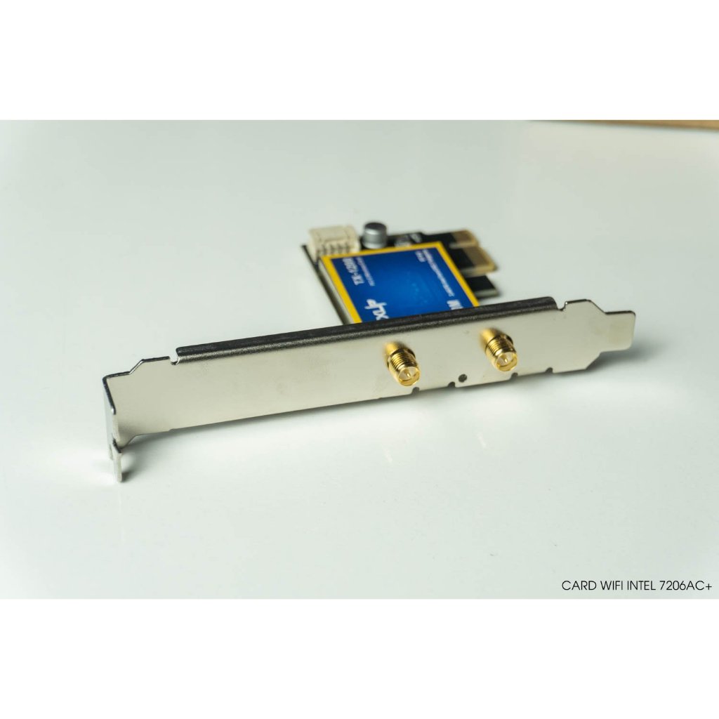 Card WIFI + Bluetooth dùng chip Intel WIFI 6 AX200 / 7260AC WTXUP khe cắm PCI dùng cho máy bàn