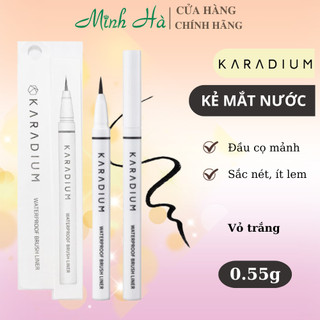 Kẻ mắt nước Karadium Waterproof Brush Liner Black tạo chiều sâu cho đôi mắt