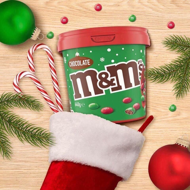 🌈⚡️🌈 Xô Kẹo Socola Sữa M&M 🌈⚡️🌈