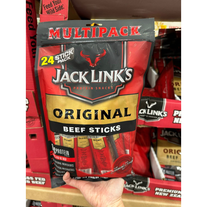 Thịt Bò Que Nguyên Bản Của Jack Link’s Original Beef Sticks 288gram