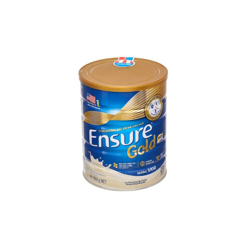 Sữa bột Ensure Gold Abbott Hoa Kỳ 850g hương Vani