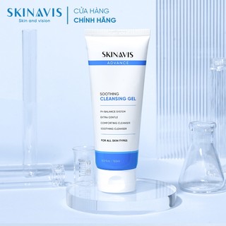 SKINAVIS ADVANCE SOOTHING CLEANSING - Sữa rửa mặt làm sạch sâu, cung cấp độ ẩm cho da 150ml