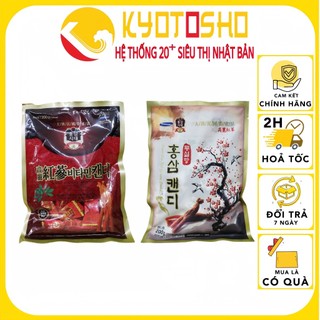  Kẹo hồng sâm Vitamin Korea 200g Kẹo sâm Hàn Quốc không đường cành đào 200g 