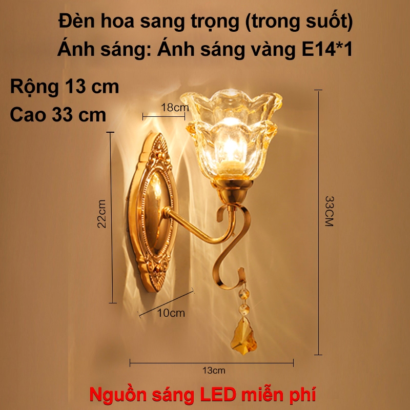 Đèn cầu thang, đèn gắn tường phòng ngủ phòng khách ơi  Tặng kèm bóng led cầu thang cao cấp bảo hành 12 tháng