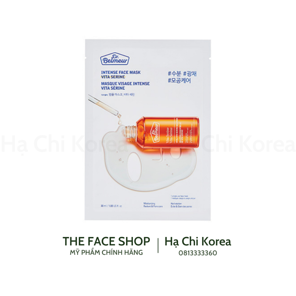 Mặt nạ trắng sáng da Dr. Belmeur Intense Face Mask Vita Serine 30ml