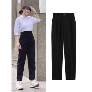 Quần vải baggy trơn , quần tây mặc đi học đi làm MUỐI Baggyaoki04 P3/K9