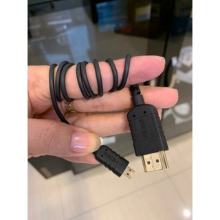 Dây microhdmi - hdmi 4k nhỏ mềm dài 80cm, dây hdmi chạy gimbal, dây hdmi 4k siêu mềm