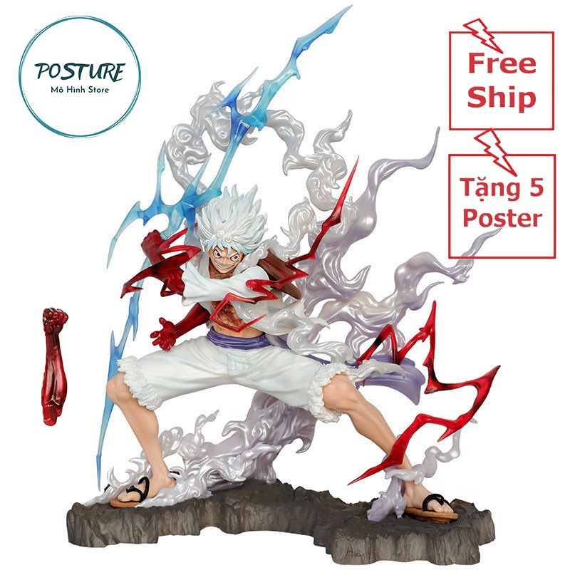 Mô Hình One Piece Luffy trượt ống nước cao 12cm nặng 500g - Figure OnePiece - Có Hộp Màu Toy Đồ Chơi