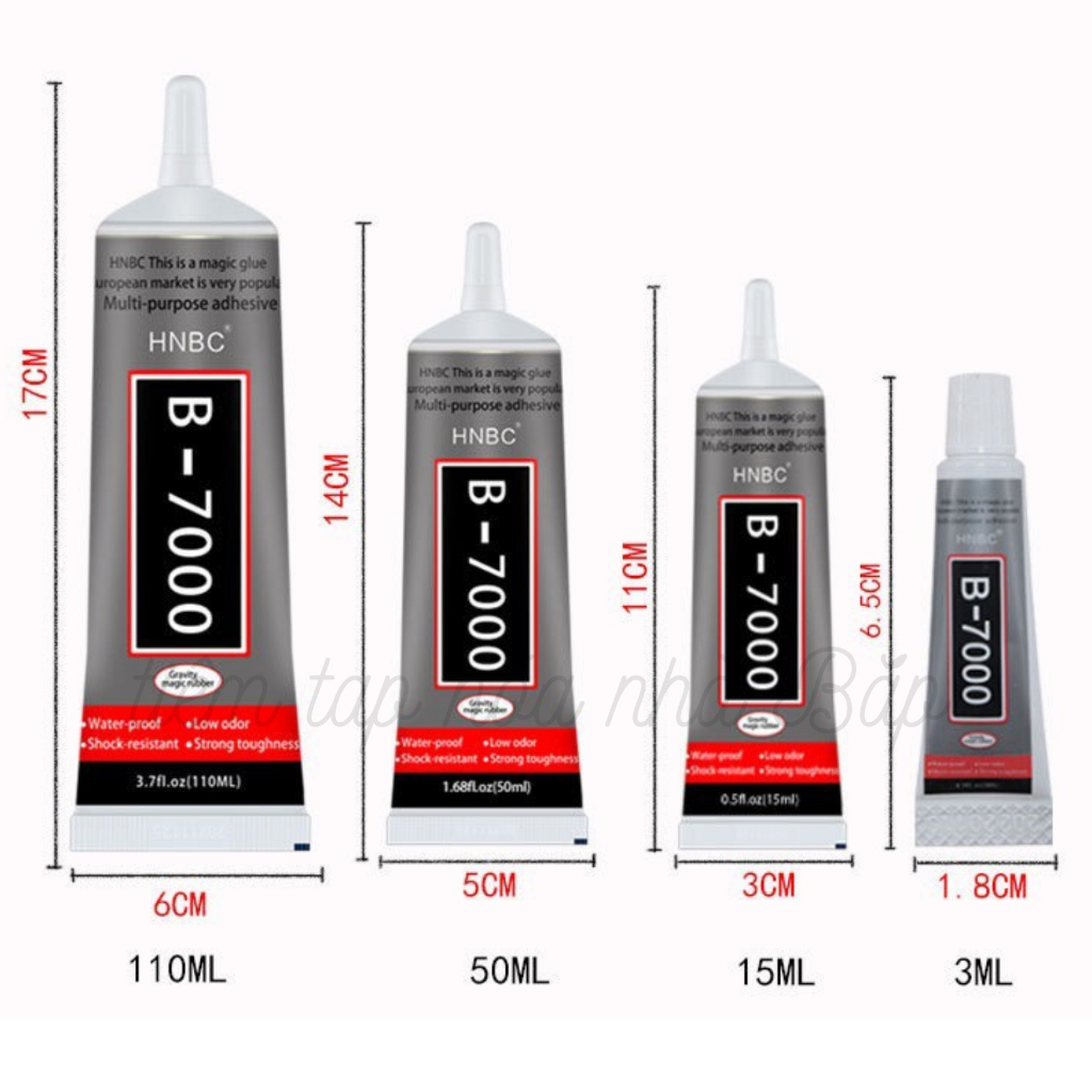 Keo Đính Đá - Keo Dán Đa Năng B7000