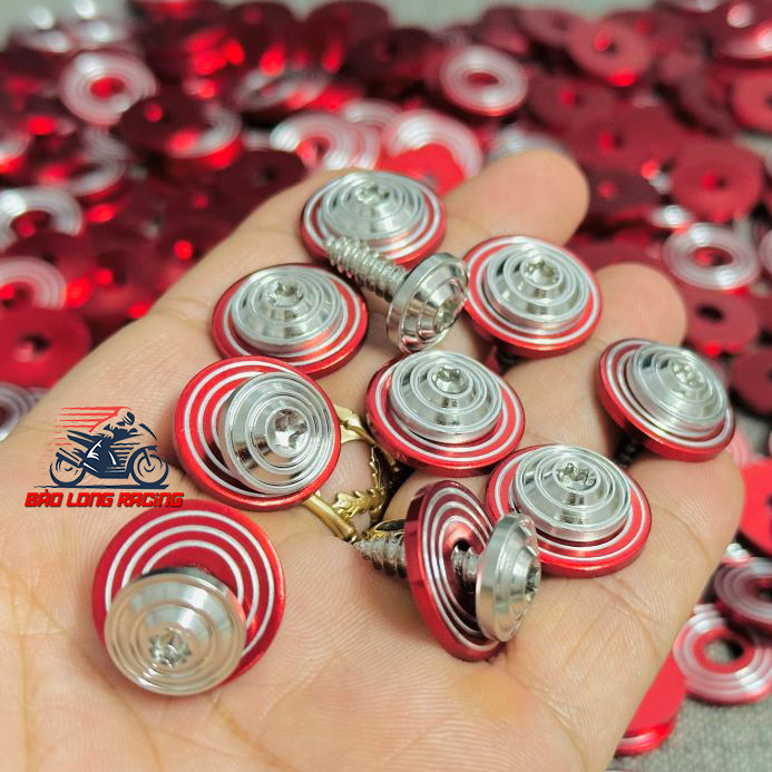 Ốc Áo YA  Salaya THÁI 5li17 tặng kèm lông đền đỏ mẫu thái gắn dàn áo xe máy Sirius Wave Dream Exciter Winner Sonic Satri