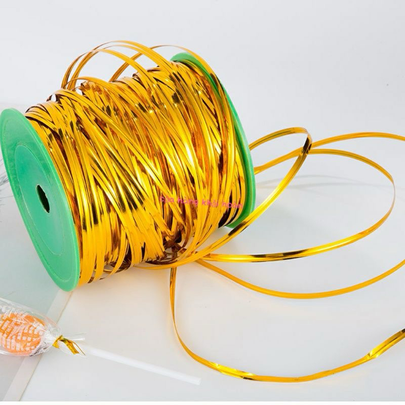 Lẻ 5 mét dây kẽm kim tuyến, dây buộc hoa cây cảnh, gói quà trang trí