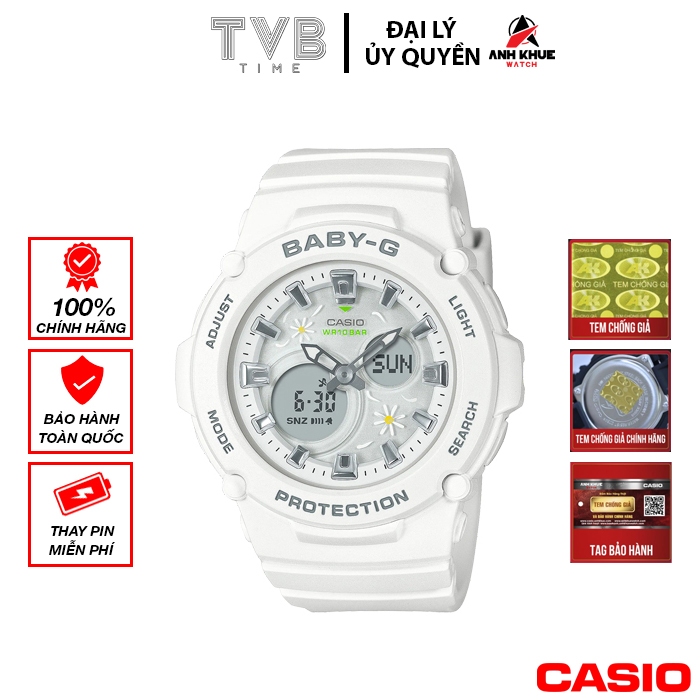 Đồng hồ nữ Casio Baby-G chính hãng Anh Khuê BGA-270FL-7ADR (42mm)