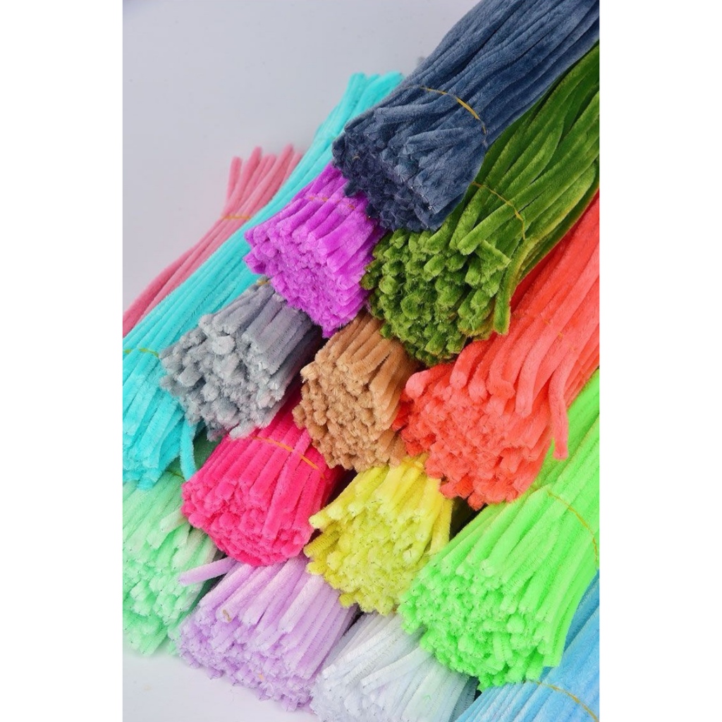 Kẽm Nhung loại 1 lông dày mịn bó 100 sợi, nguyên liệu làm đồ hanmade trang trí.