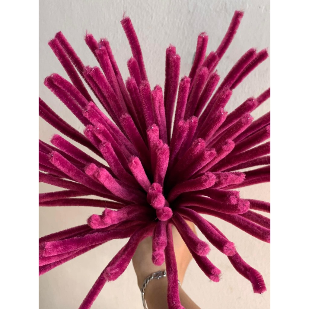 Kẽm Nhung loại 1 lông dày mịn bó 100 sợi, nguyên liệu làm đồ hanmade trang trí.