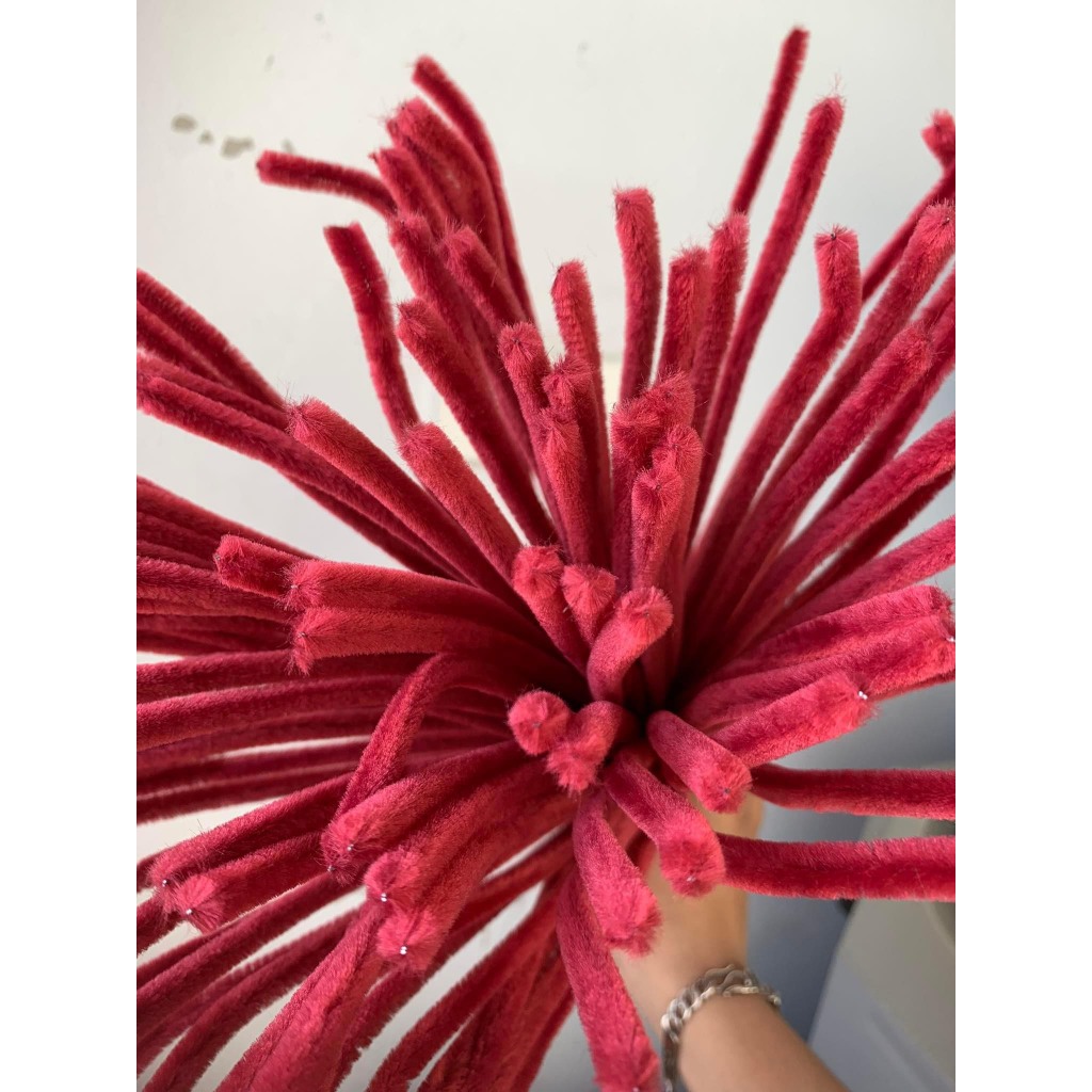 Kẽm Nhung loại 1 lông dày mịn bó 100 sợi, nguyên liệu làm đồ hanmade trang trí.