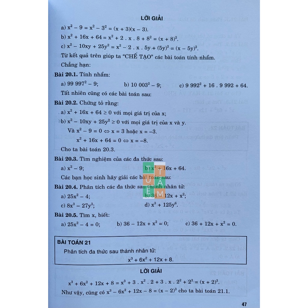 Sách - Định hướng và phát triển tư duy giải bài tập Toán khó lớp 8